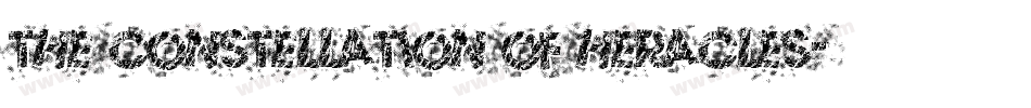 The Constellation of Heracles字体转换